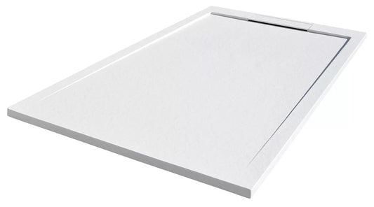 Giorgio Lux Rectangle Shower Tray - White Slate