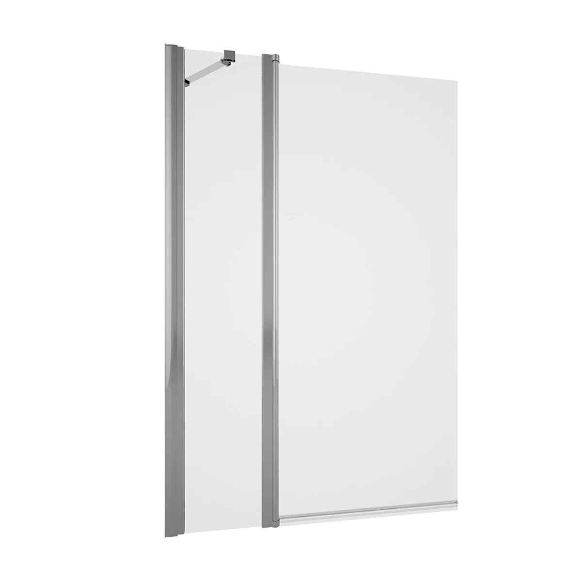 Messina Double panel rectangular bath screen